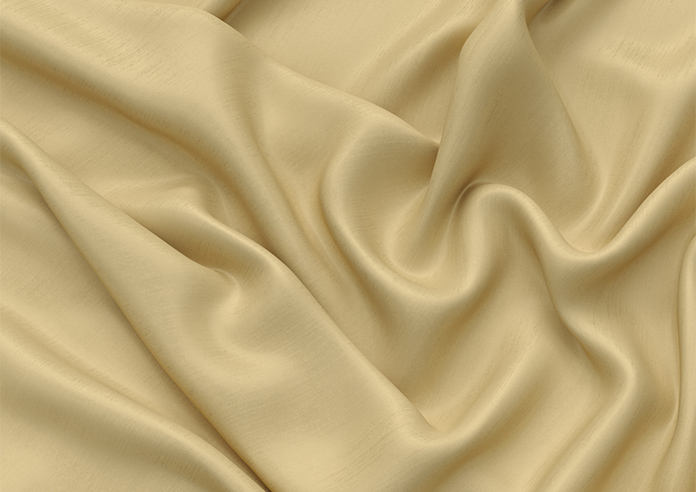 Akoya Faux Silk, Lustre Old Gold - Motorised Roman Blind - Image 4